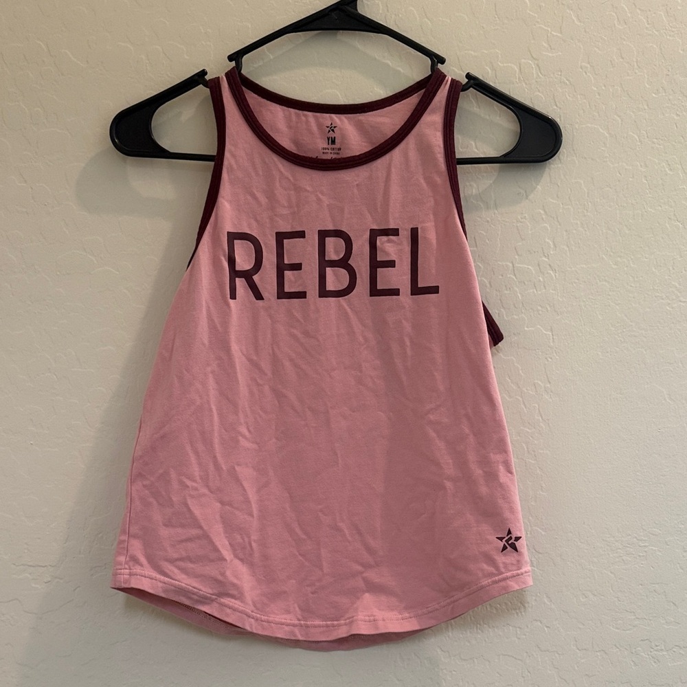 Rebel Kids Pink Tank Top